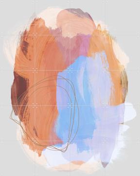 'Abstract Brush Strokes 38Z' by Mareike Böhmer