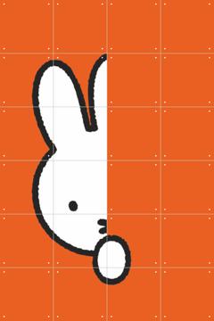 IXXI - Miffy Hide & Seek Orange by Dick Bruna & Mercis