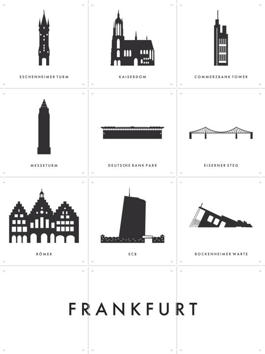 Frankfurt Architecture Collage Box