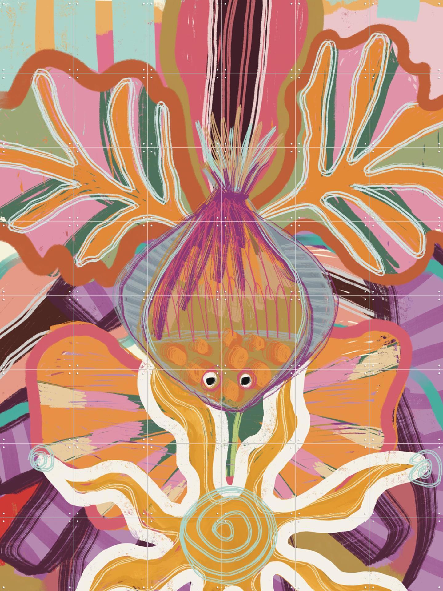 Wild Orchid Door Lotte Snoek | Wanddecoratie | Kunst aan de muur