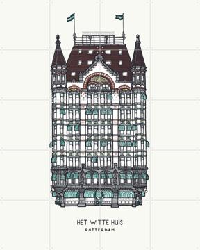 'Het Witte Huis' by Huisportret & Art in Maps