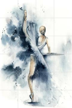 IXXI - Ballerina Blue 1 by Canot Stop Painting 