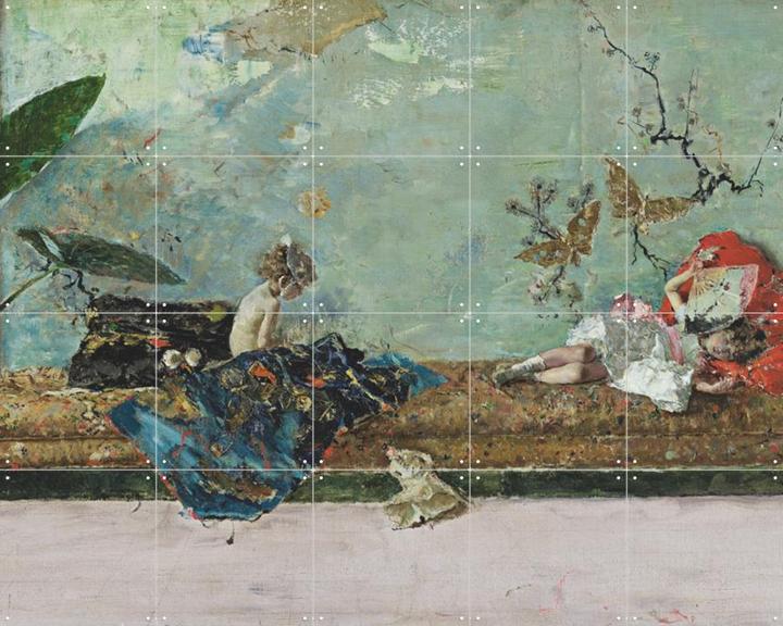 The painter's children in the japanese room