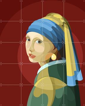 'Girl with a Pearl Earring' von Elke Uijtewaal