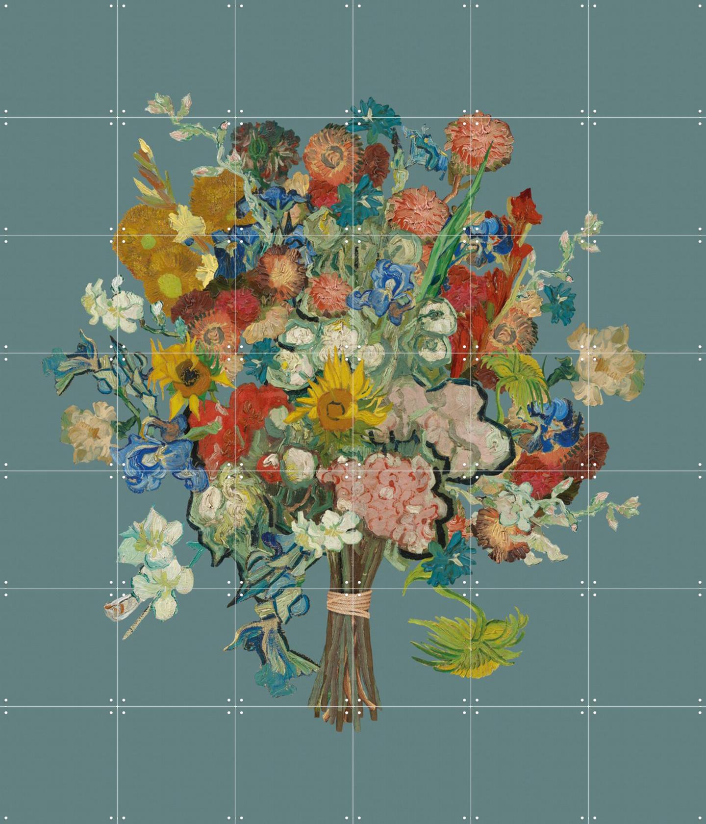 Vincent's flowers - blue By Vincent van Gogh (1853 - 1890) | Wall