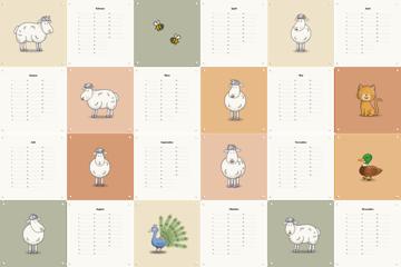 'Mike & Molly Color Kalender' von Mike & Molly & Van Hoorne Studios