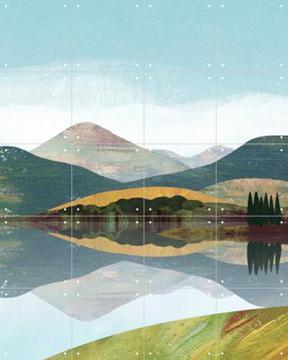 IXXI - Mountain Lake Landscape by Henry Rivers 
