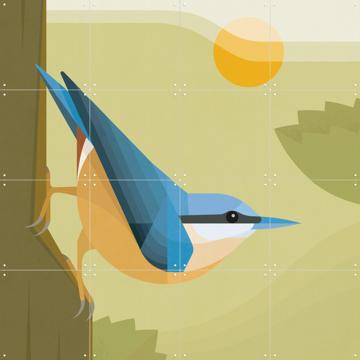 'Nuthatch' von Elke Uijtewaal