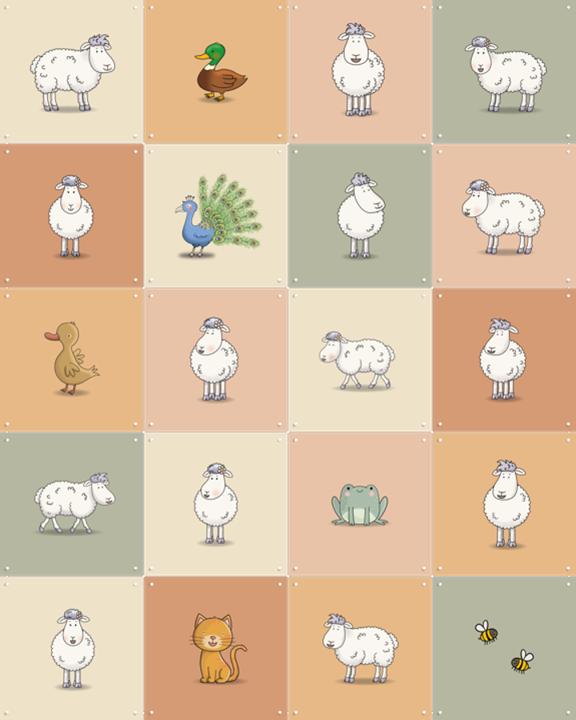 Mike & Molly Color Collage Box