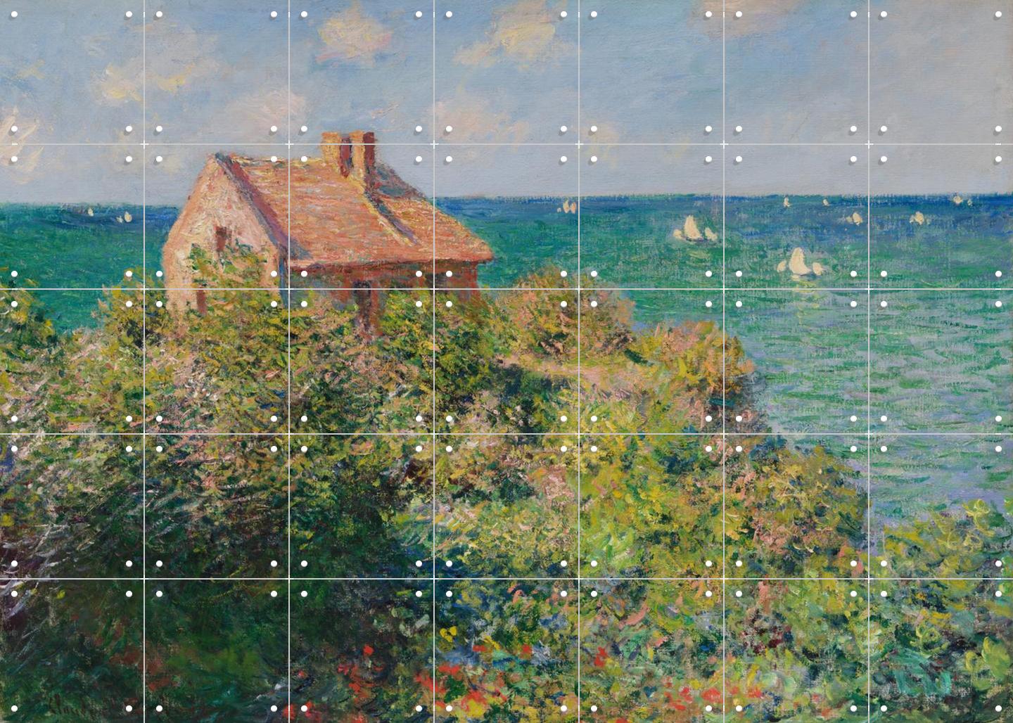 おもちゃ Amanti Art Fishermans Cottage on the Cliffs at Varengeville by Claude Monet bb0bbb73-1f4e-4c29-94e8-