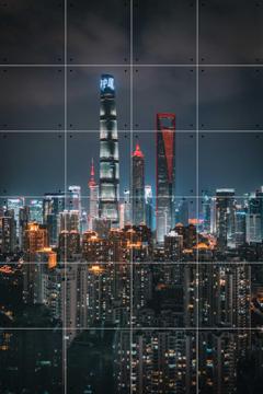 IXXI - Shanghai Skyline by Tristan Zhou 