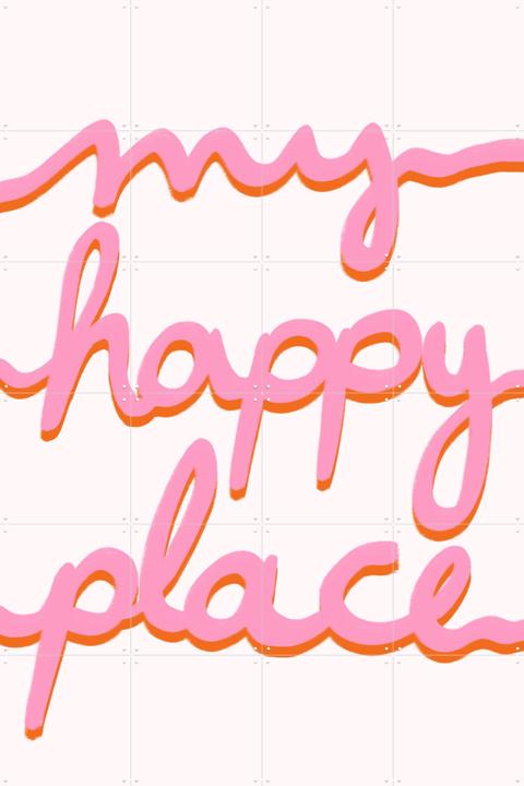 My Happy Place Pink