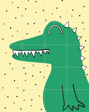 'Yellow and Crocodile' van BAINAI