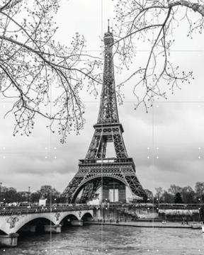 IXXI - The Eiffel Tower par Teun de Leede & Art in Maps