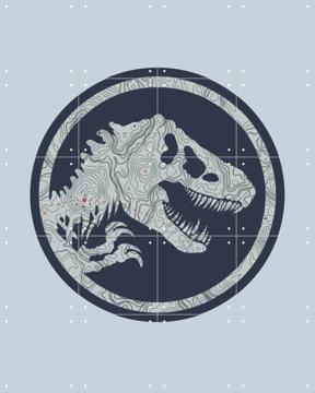 IXXI - Logo in Blue by Jurassic Park & Universal Pictures
