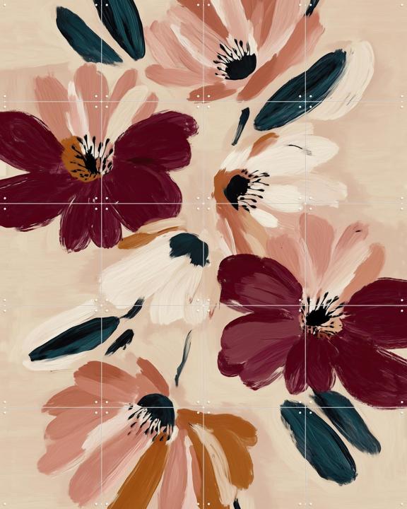 Blush and Wine Blossoms 1