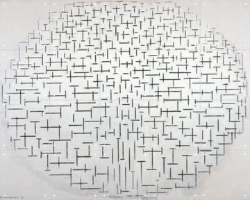 IXXI - Composition 10 in Black and White by Piet Mondriaan & Kröller-Müller Museum