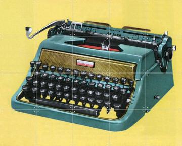 'Vintage Manual Typewriter' von Bridgeman Images