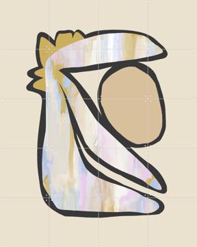 'Funky Leaf I' by Bohomadic Studio