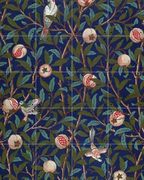 'Bird and Pomegranate' by William Morris & Victoria and Albert Museum