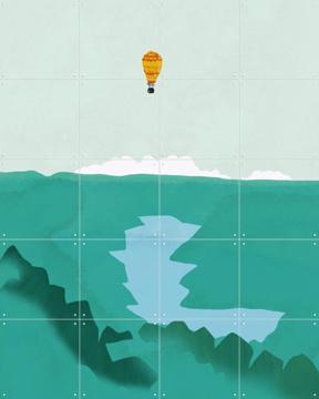 'Hot Air Balloon Wanderlust' by Little Dean