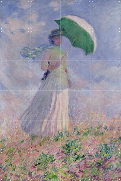 Women with a Parasol turned to the Right