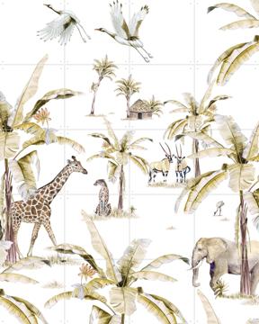 'African Safari Sunset' by Creative Lab Amsterdam