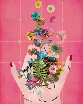 'Frida's Hand's (Pink Version)' van Treechild