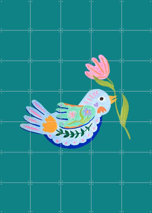 Floral Fantasy Bird