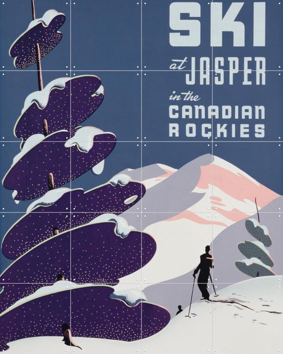 Canadian Ski Resort Jasper