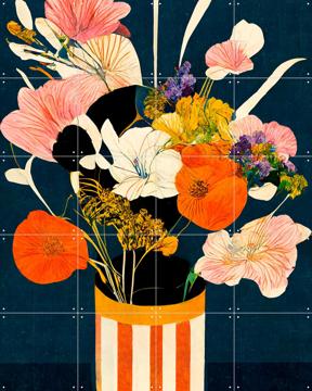 'Flowers At Night' van Treechild