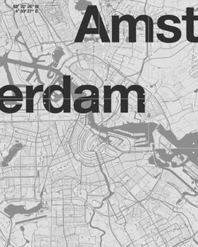 'Amsterdam Map' von Florent Bodart