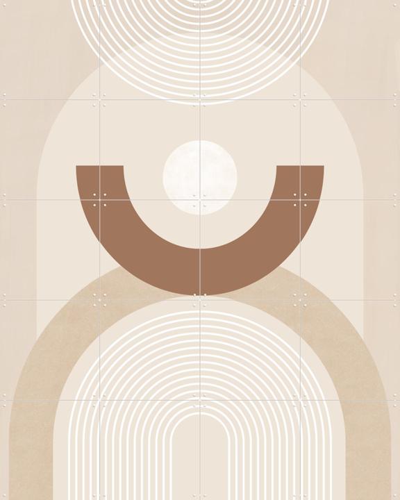 Beige Mid Century Poster No.1