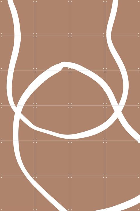 Abstract Lines Mocha 2