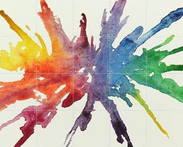 'Splash in Rainbow Colors' von Natalie Bruns