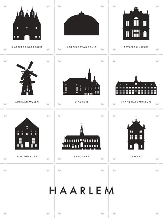 Haarlem Architectuur Collage Box