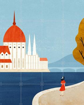 'Autumn in Budapest' von Henry Rivers