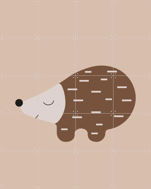 Happy Hedgehog Warm Taupe