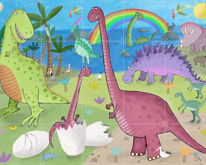 Cute Dinosaur in the Jurassic Park 