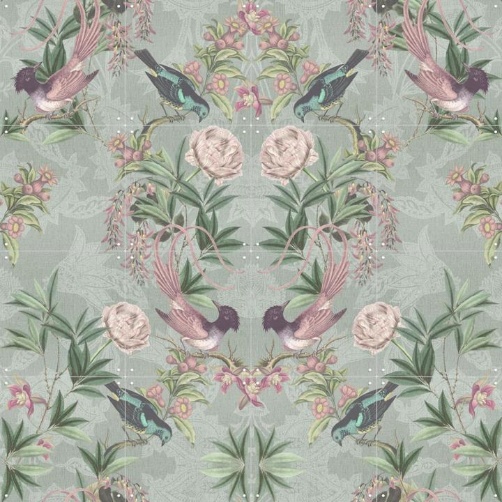 Rococo Birds and Flowers