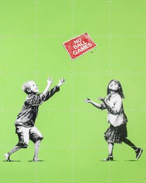 'No Ball Games' von Banksy