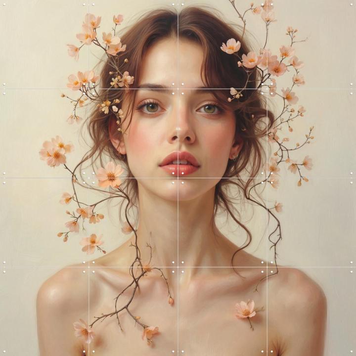 Blooming Under Her Gaze