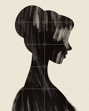 'Silhouette Sketch' van Little Dean