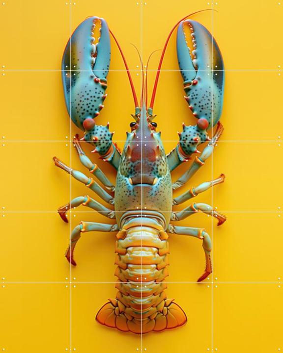 Lobster Yellow Pineapple Style