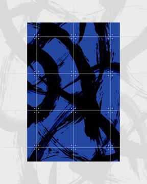 'Abstract Brush Strokes 98Y' von Mareike Böhmer