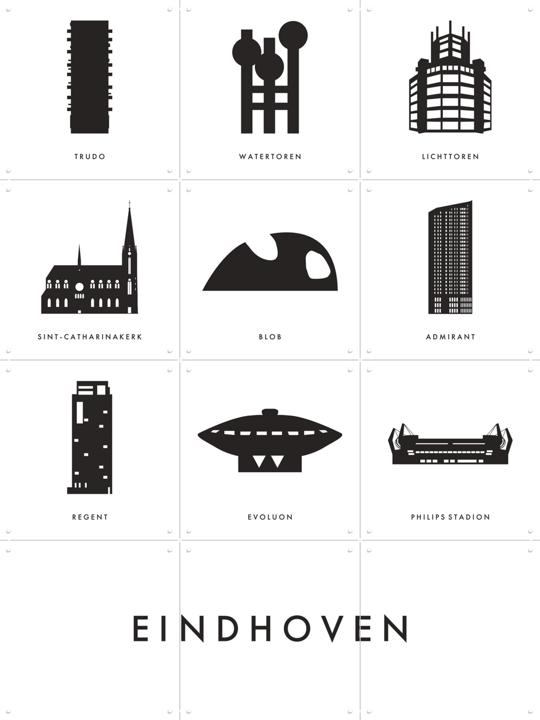 Eindhoven Architectuur Collage Box