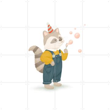 'Bubble Raccoon' von Studio Phie