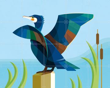 'Cormorant' von Elke Uijtewaal