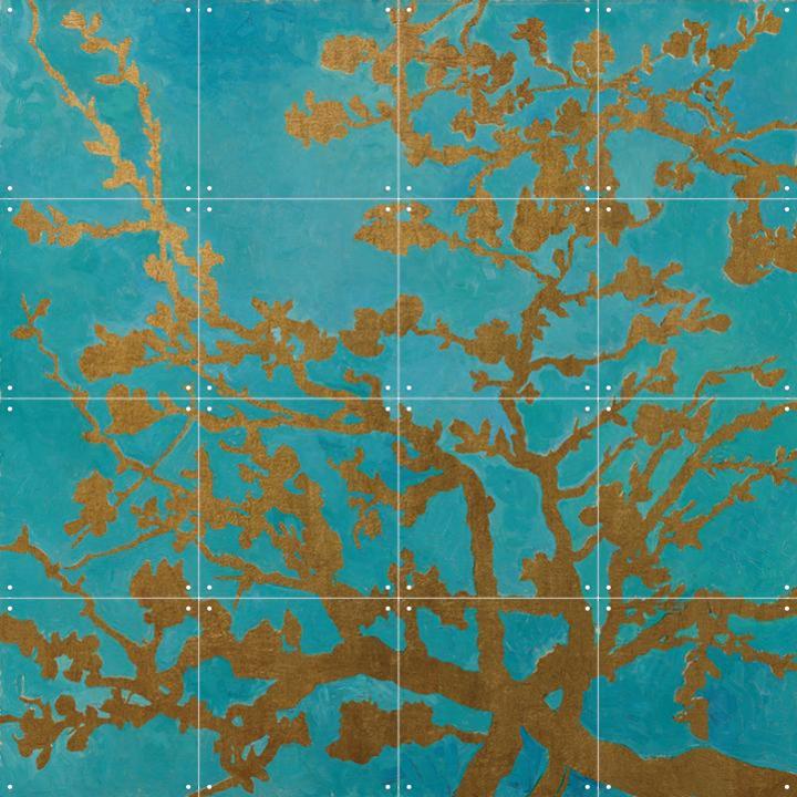 Almond Blossom Gold Blue