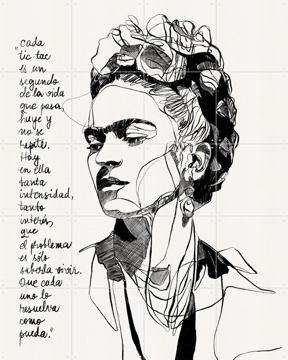 'Frida - Inspirational Quote' von CATS AND DOTZ